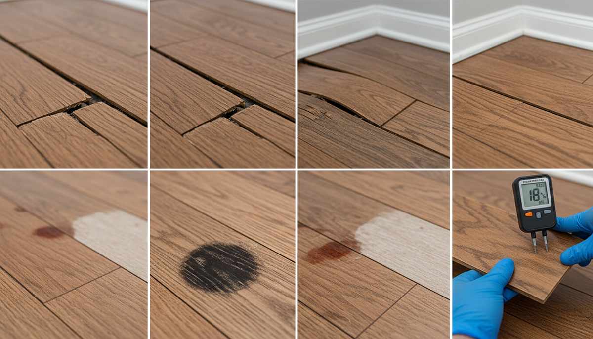 Часто встречающиеся виды повреждений инженерной доски